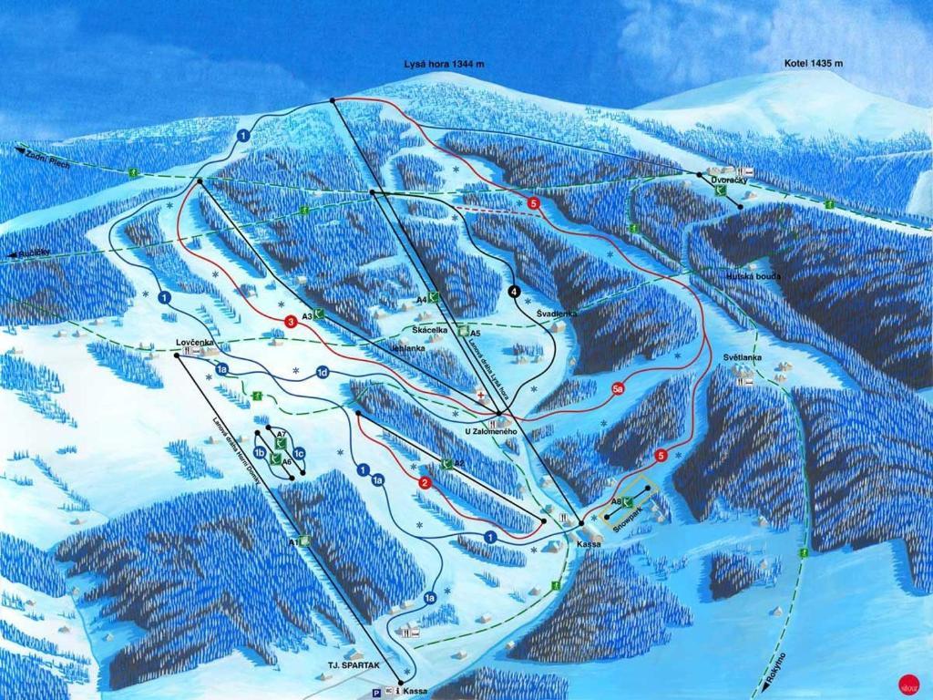 רוקיטניצה נאד איז'רו Apartmany Ski Lift מראה חיצוני תמונה
